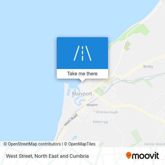 West Street map