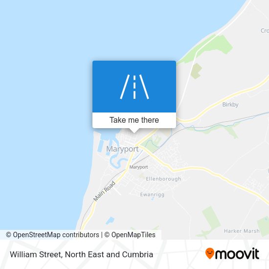 William Street map