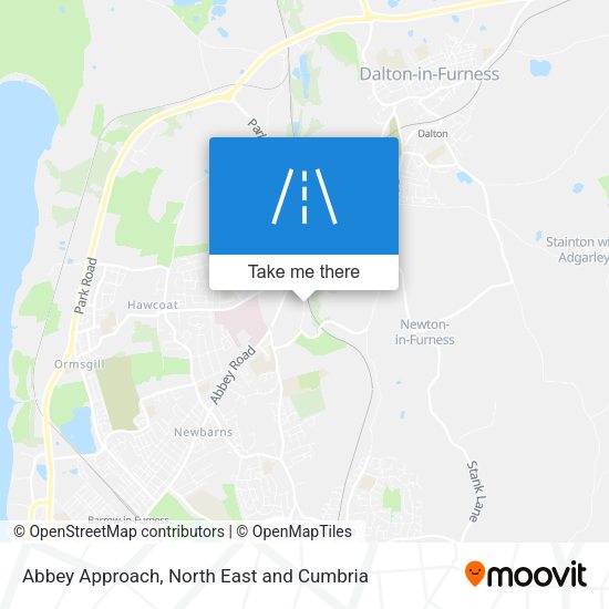 Abbey Approach map