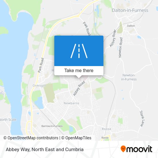 Abbey Way map