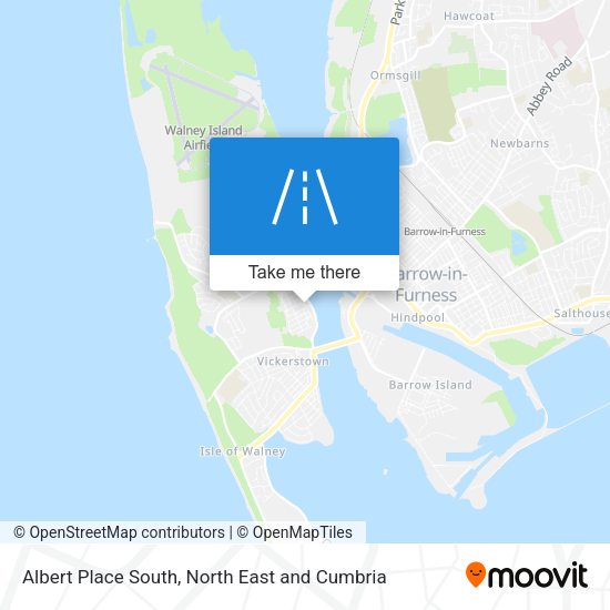 Albert Place South map