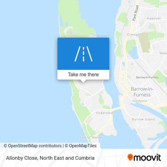 Allonby Close map