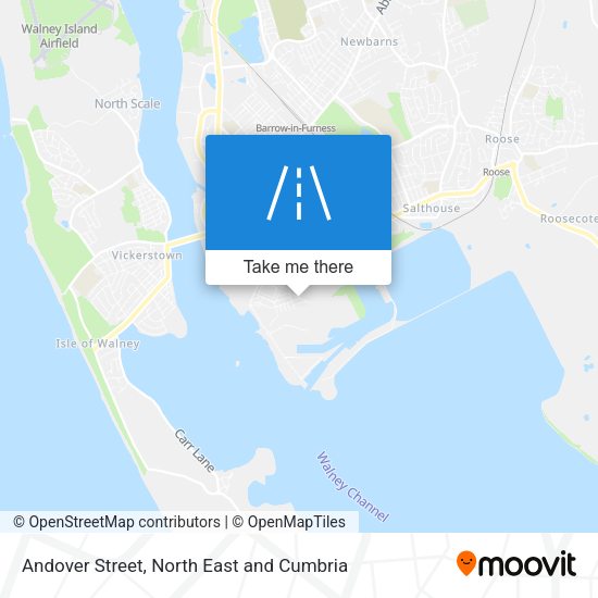 Andover Street map