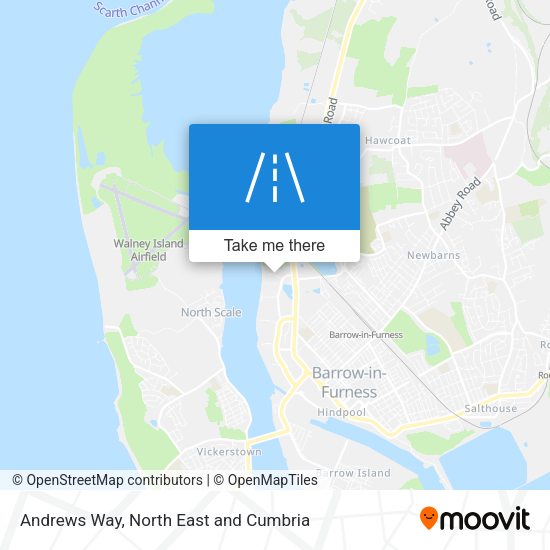 Andrews Way map