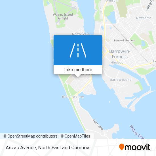 Anzac Avenue map