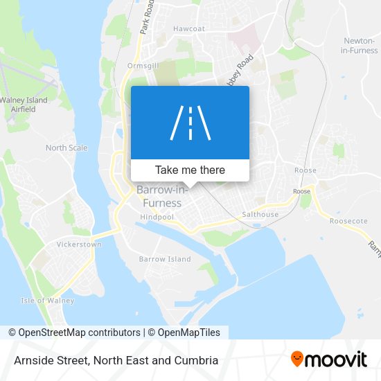 Arnside Street map