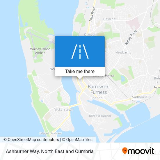 Ashburner Way map