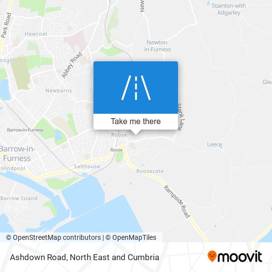 Ashdown Road map
