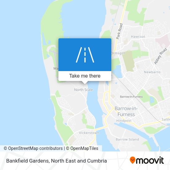 Bankfield Gardens map