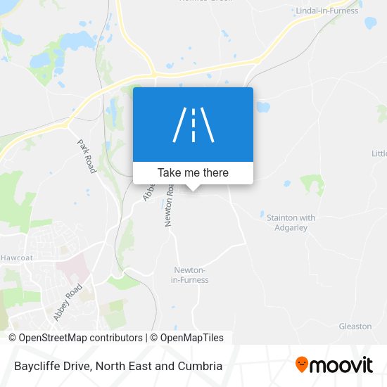 Baycliffe Drive map