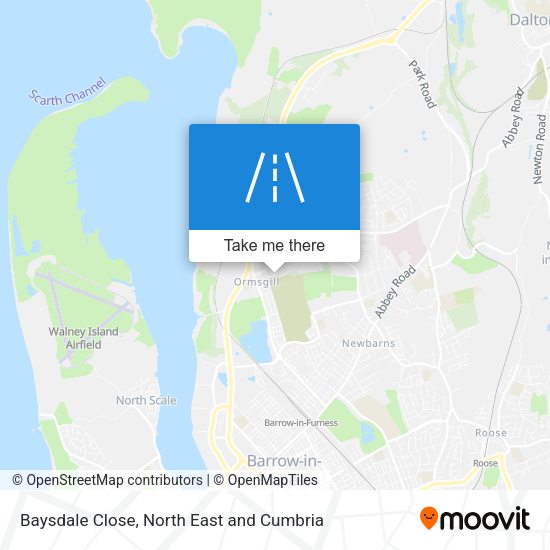 Baysdale Close map