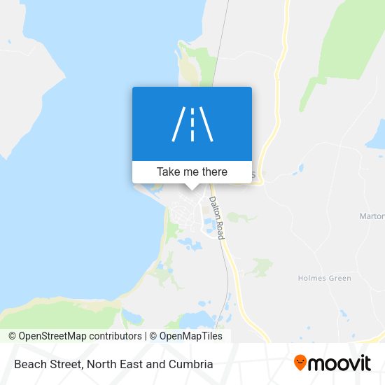 Beach Street map