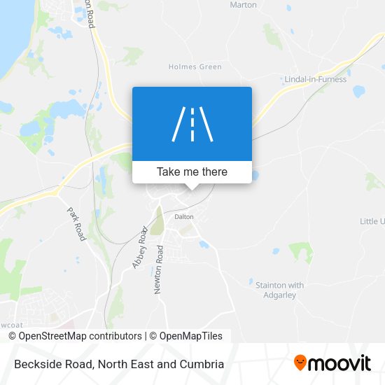 Beckside Road map