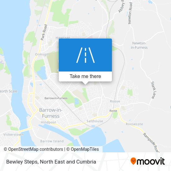 Bewley Steps map