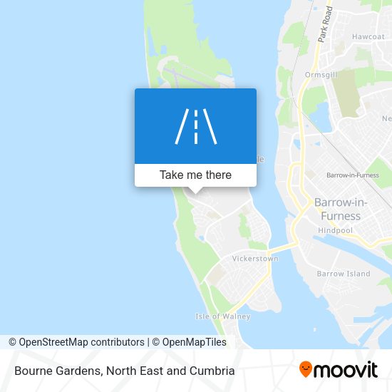 Bourne Gardens map