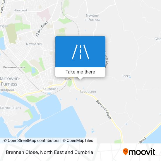 Brennan Close map