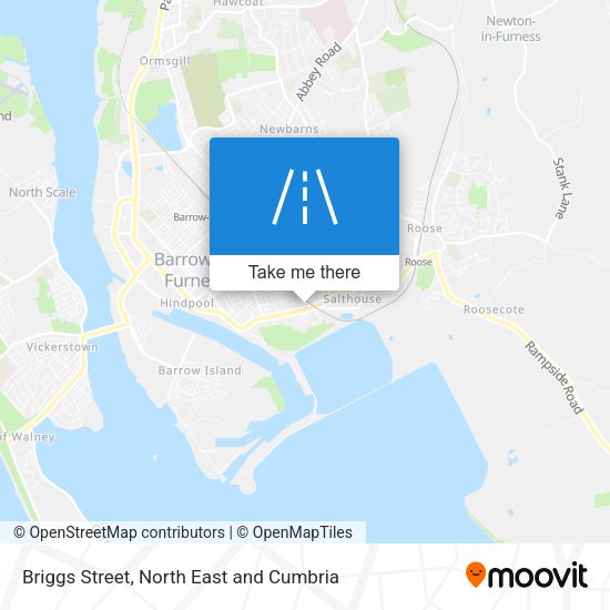 Briggs Street map