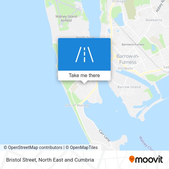 Bristol Street map