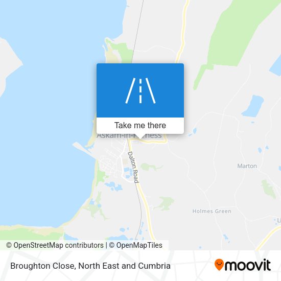 Broughton Close map