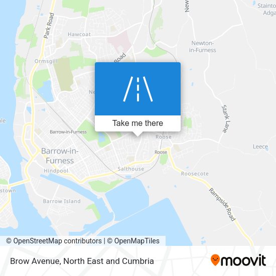 Brow Avenue map