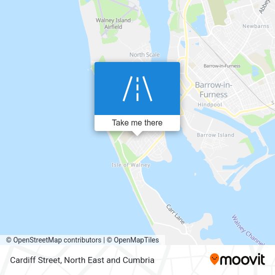 Cardiff Street map