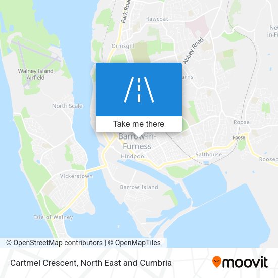Cartmel Crescent map