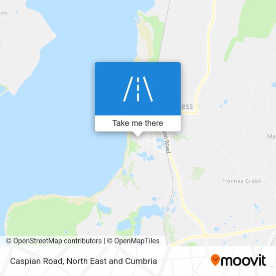 Caspian Road map
