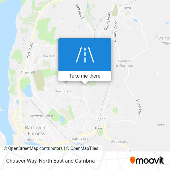 Chaucer Way map