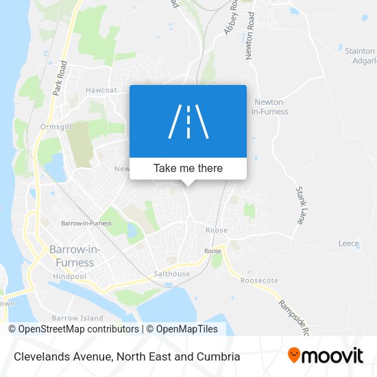 Clevelands Avenue map