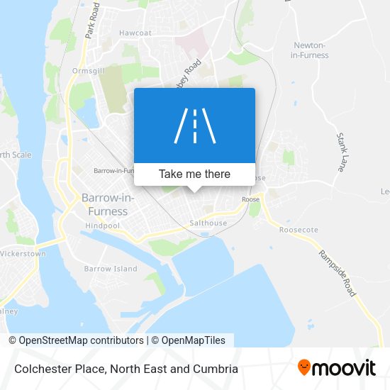 Colchester Place map
