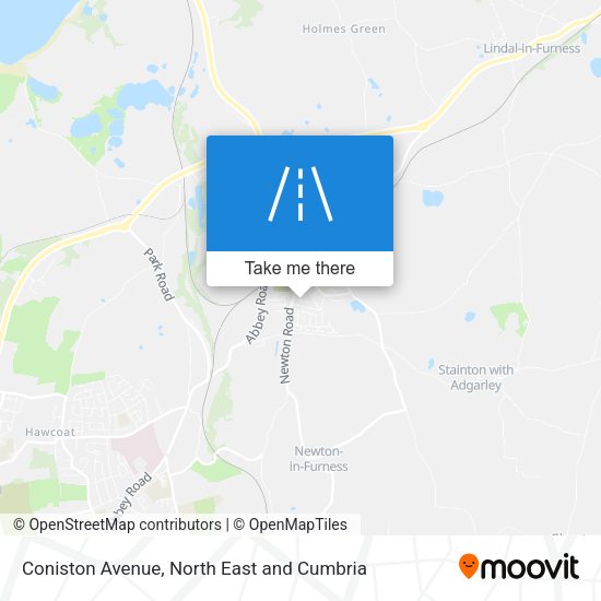 Coniston Avenue map