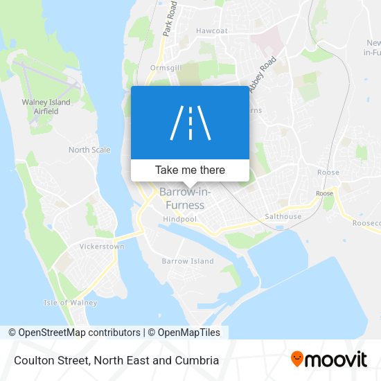 Coulton Street map