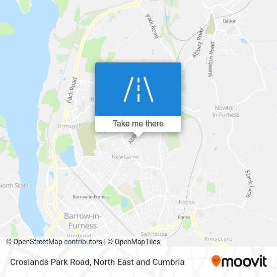 Croslands Park Road map