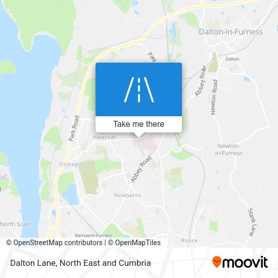Dalton Lane map