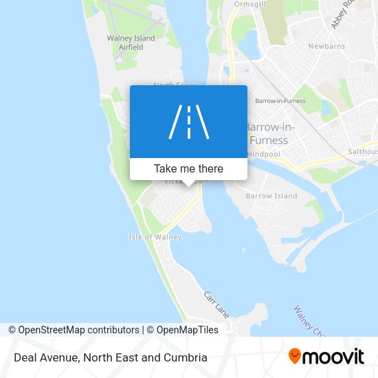 Deal Avenue map