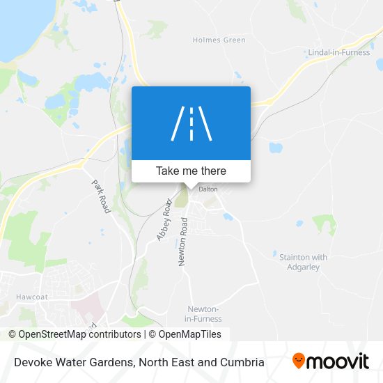 Devoke Water Gardens map