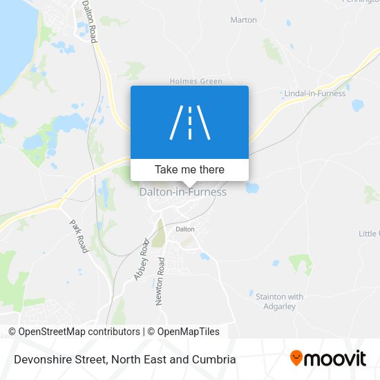 Devonshire Street map