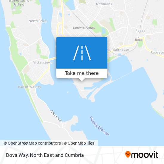 Dova Way map