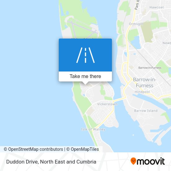 Duddon Drive map