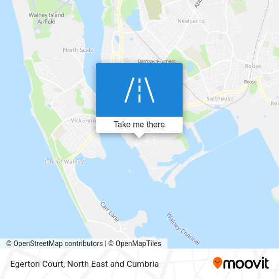 Egerton Court map