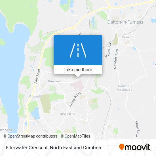 Elterwater Crescent map