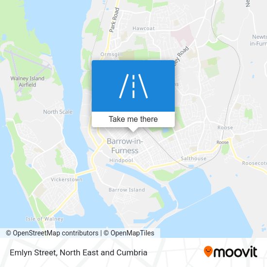 Emlyn Street map