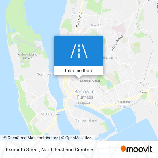 Exmouth Street map
