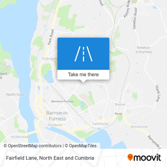 Fairfield Lane map