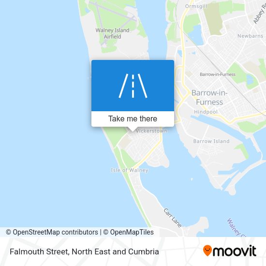 Falmouth Street map