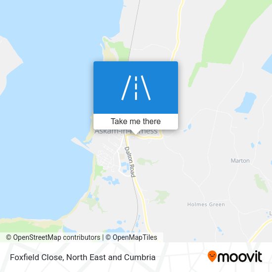 Foxfield Close map