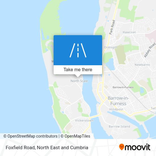 Foxfield Road map