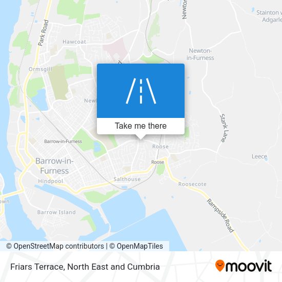Friars Terrace map