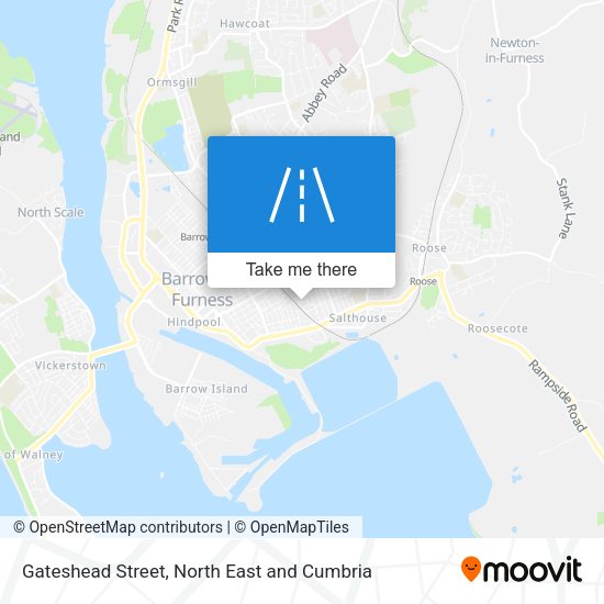 Gateshead Street map