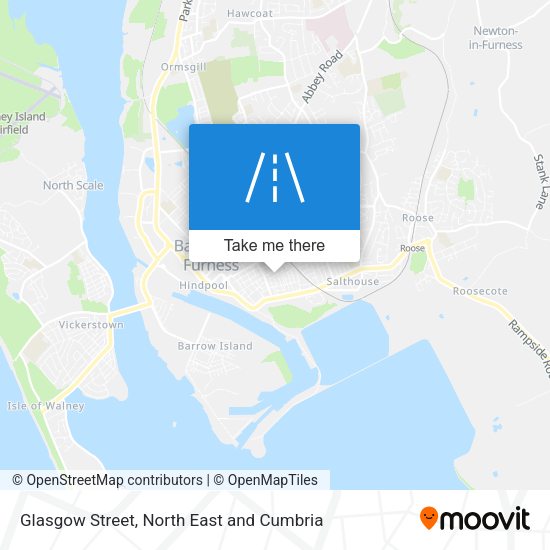 Glasgow Street map
